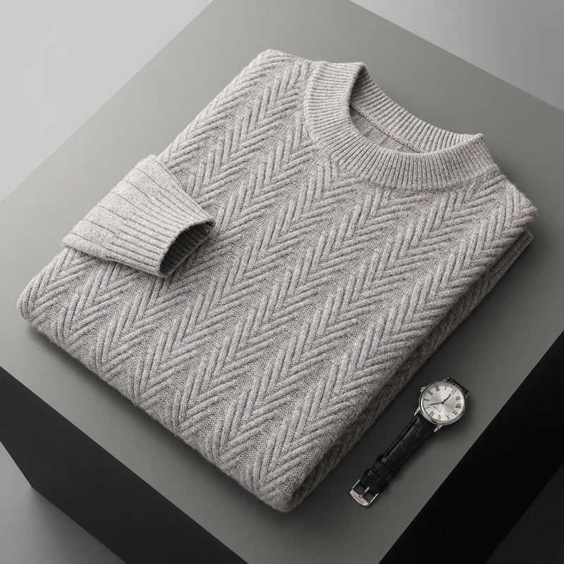 Elegante dikke kasjmier trui