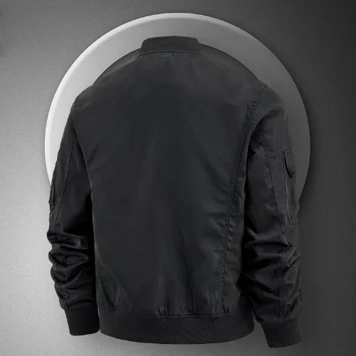 Retro jas met meerdere zakken