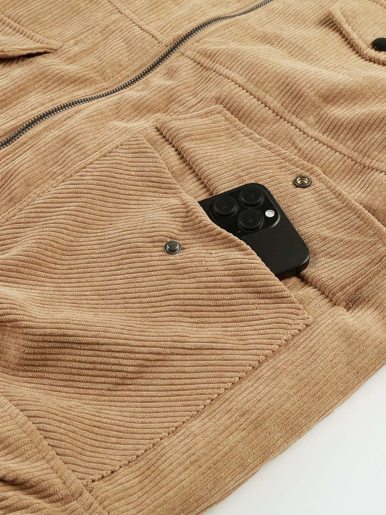 Elegant Corduroy Jasje