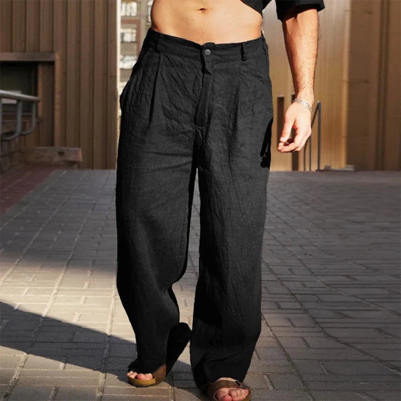 Casual linnen broek