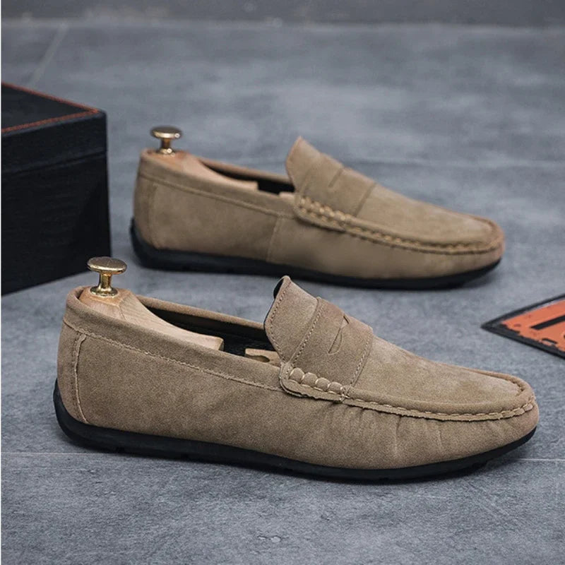 Lichtgewicht suède Loafers