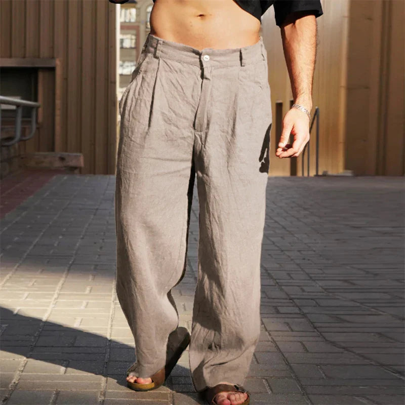 Casual linnen broek