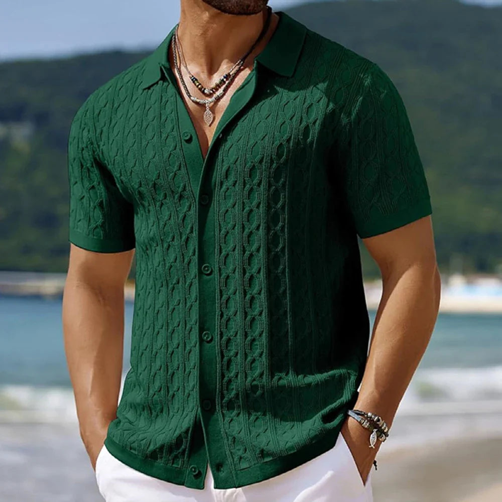 Button-Up Poloshirt
