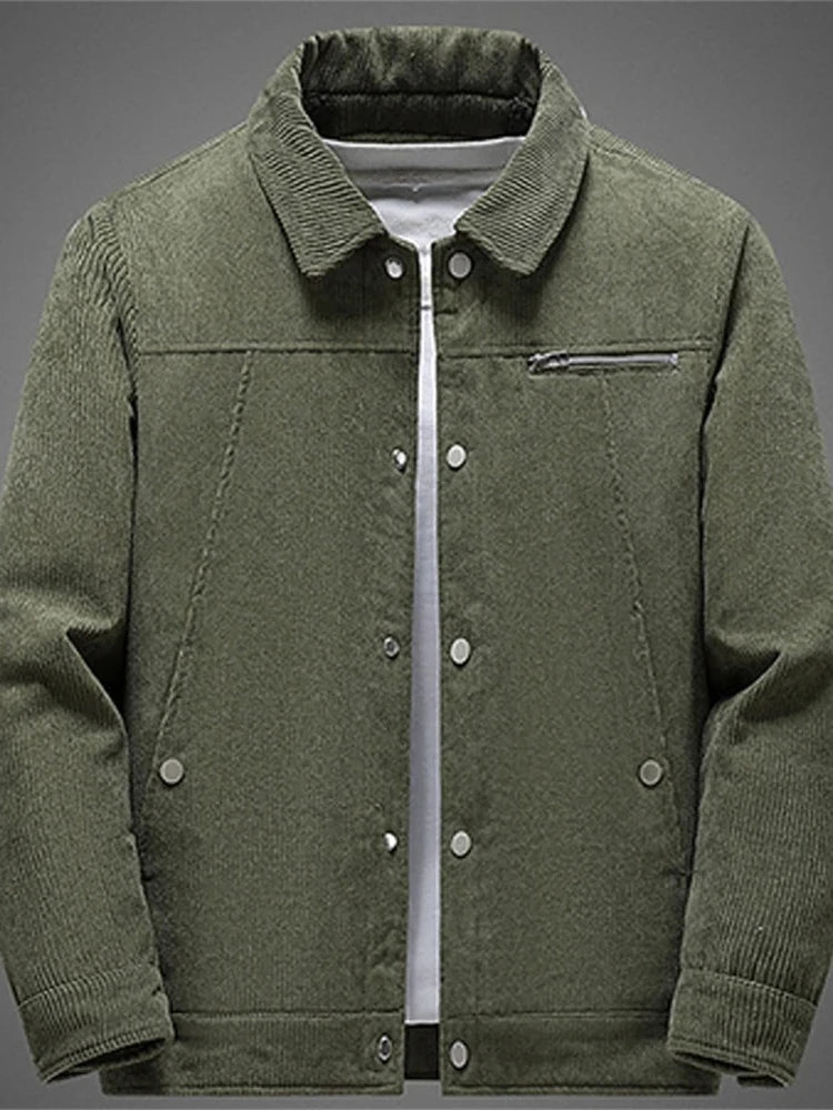 Elegant warm corduroy jasje