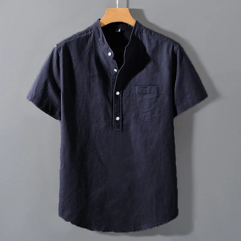 Katoenen shirt met korte mouwen