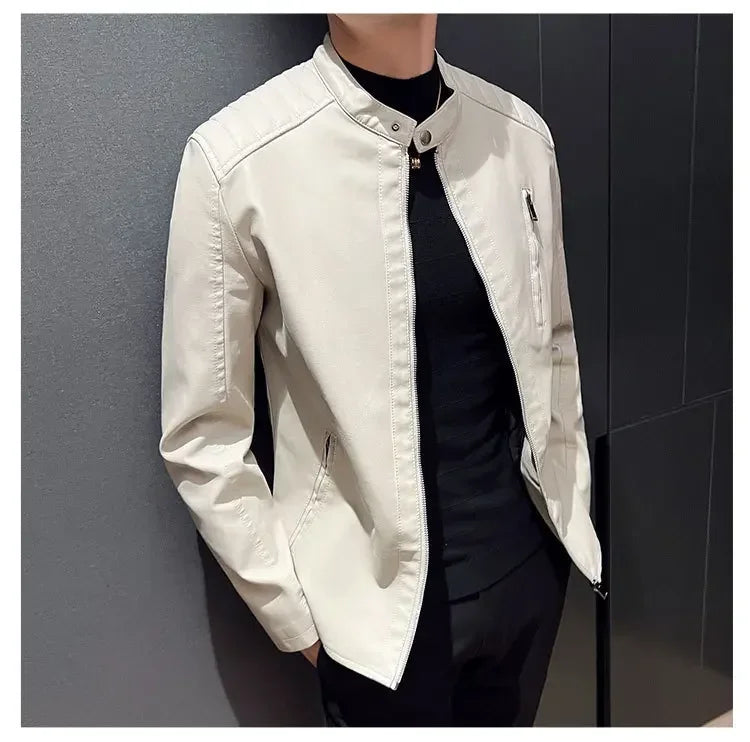 Elegante leren jas