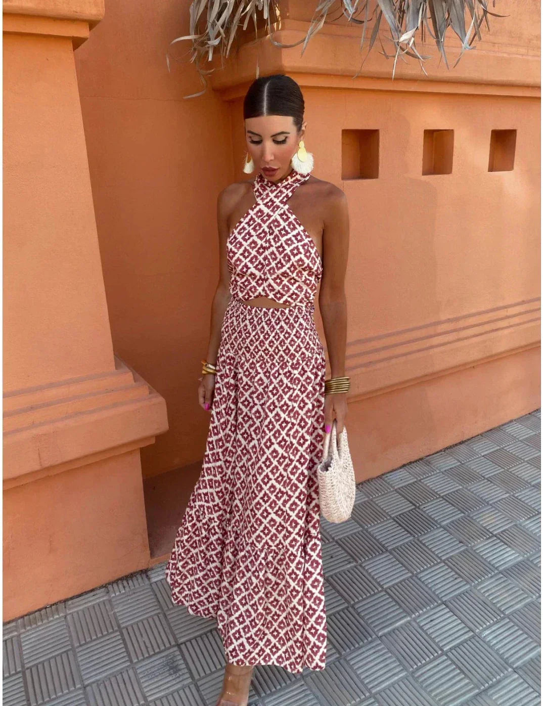 Harper - Gathered Off-Shoulder Jurk