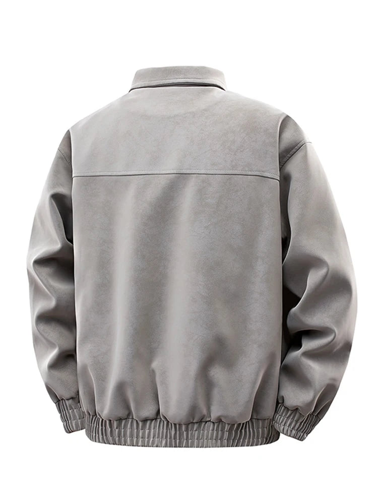 Retro fleece gevoerde jas