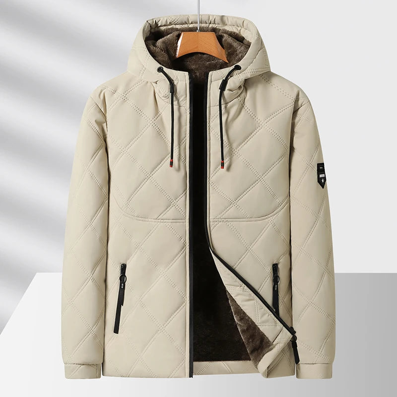 Elegante pufferjas met fleecevoering