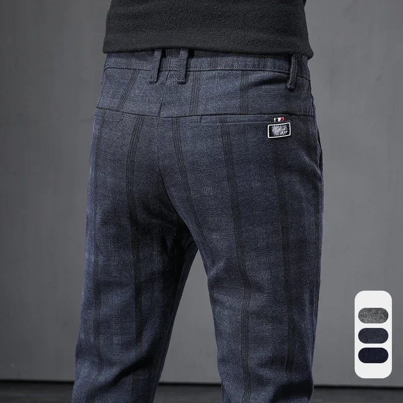 Casual geruite broek