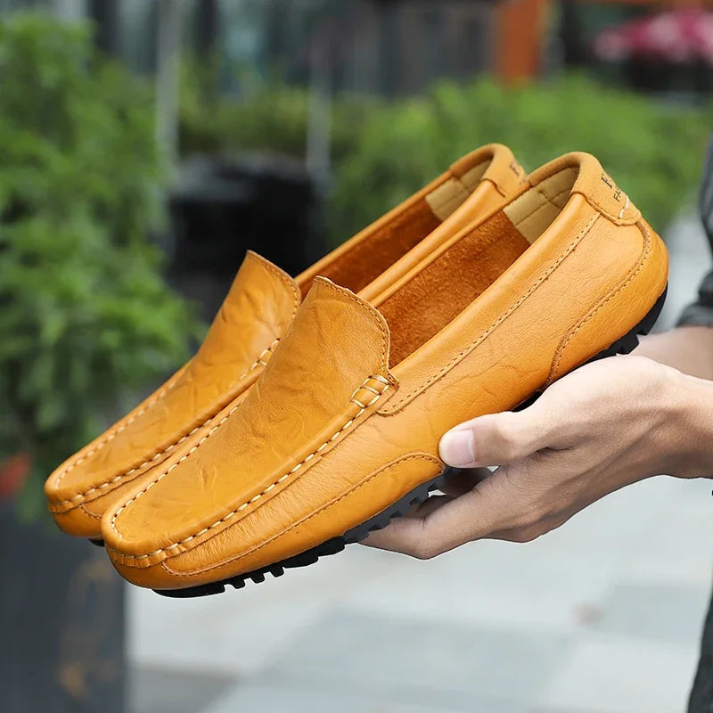 Vintage leren Loafers