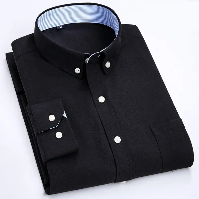 Katoenen shirt met lange mouwen