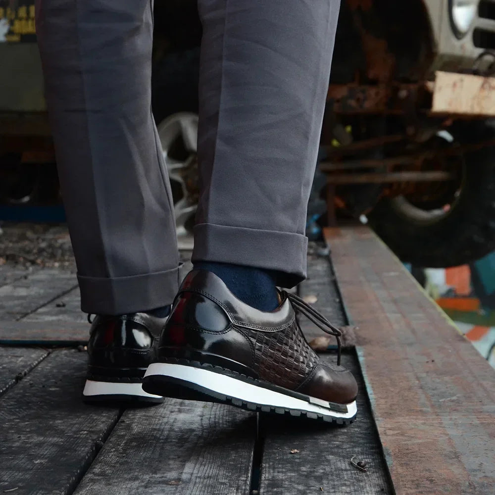 Leren Oxford-schoenen