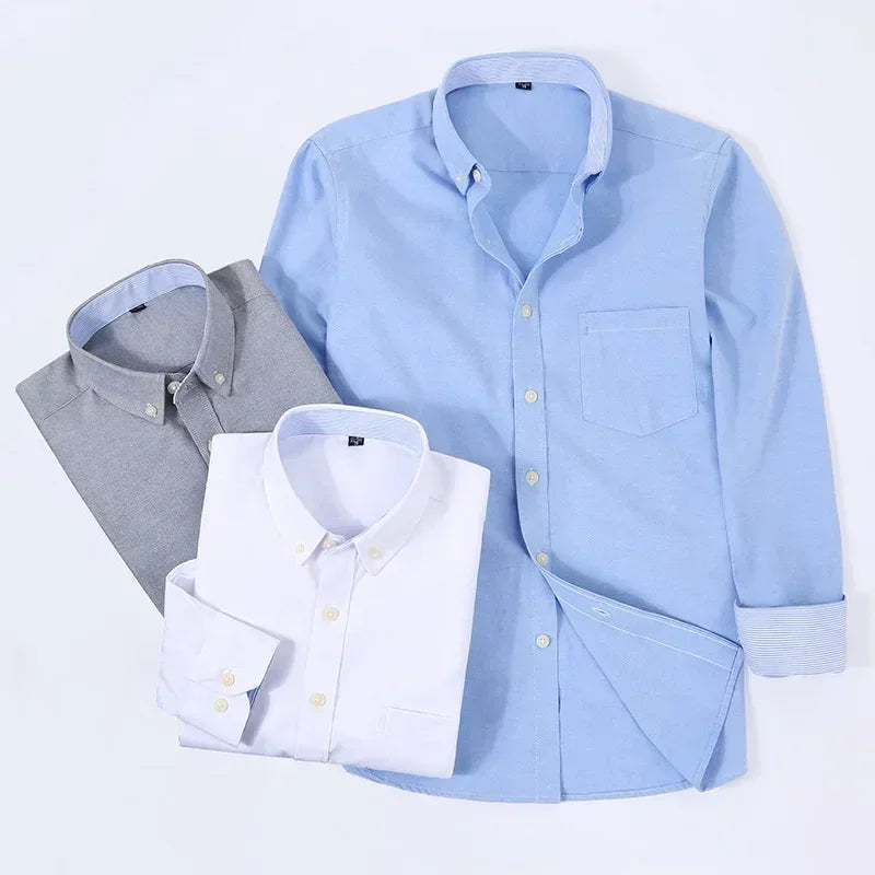 Katoenen shirt met lange mouwen