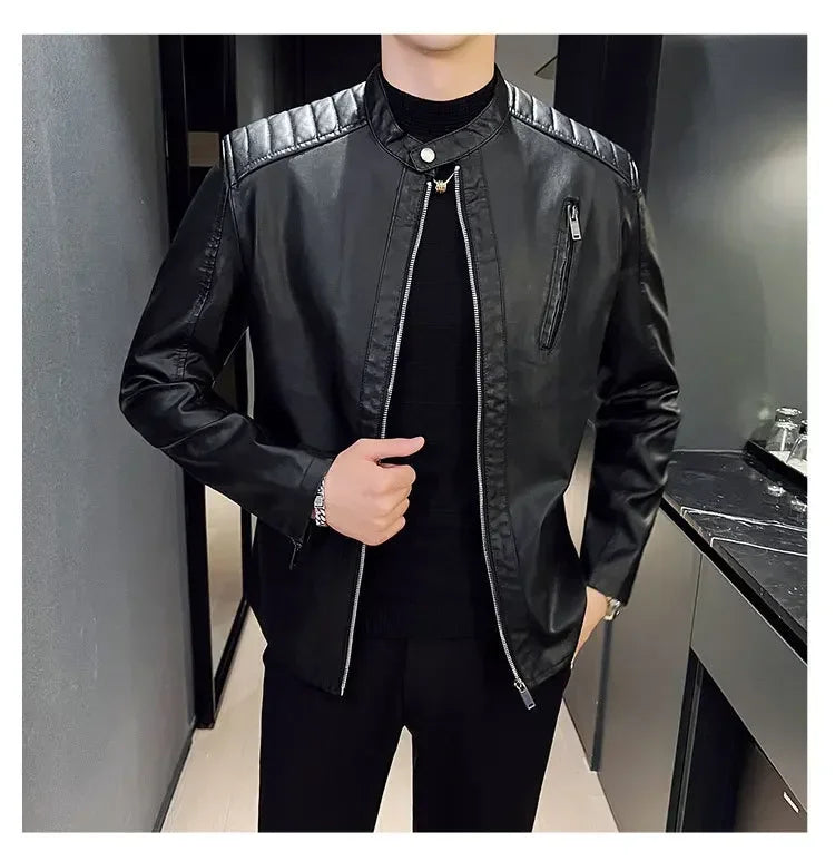 Elegante leren jas