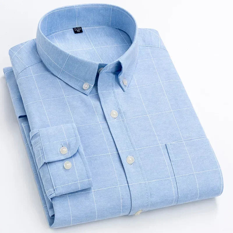 Katoenen shirt met lange mouwen