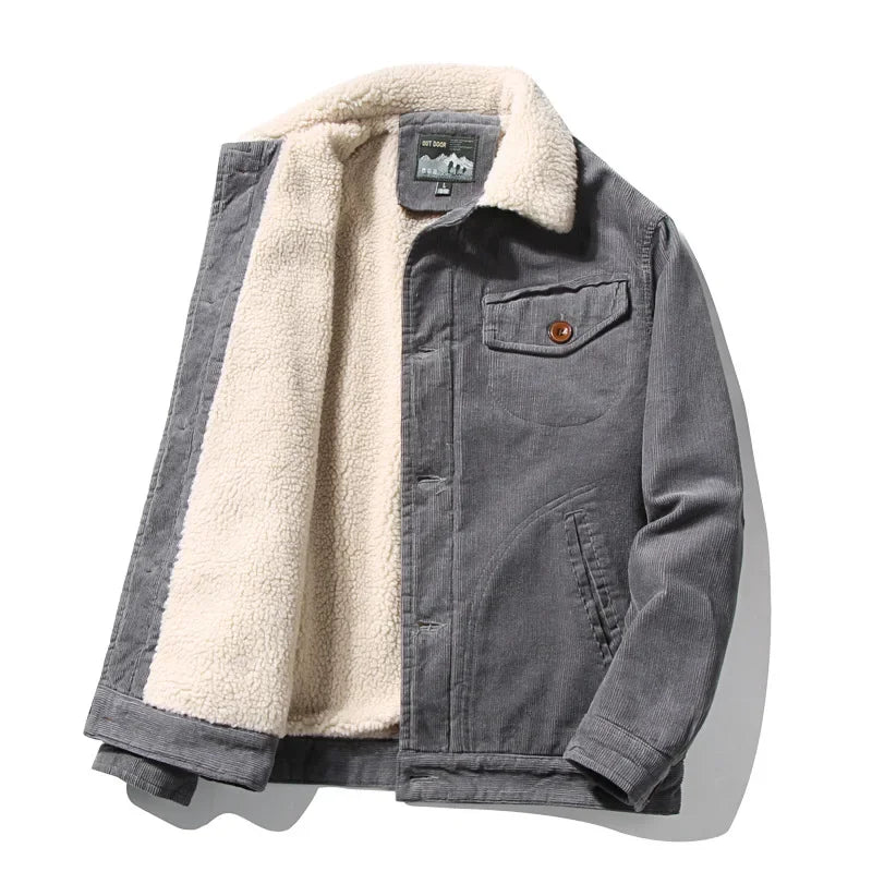 Fluwelen Winterjas