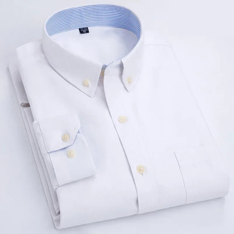 Katoenen shirt met lange mouwen