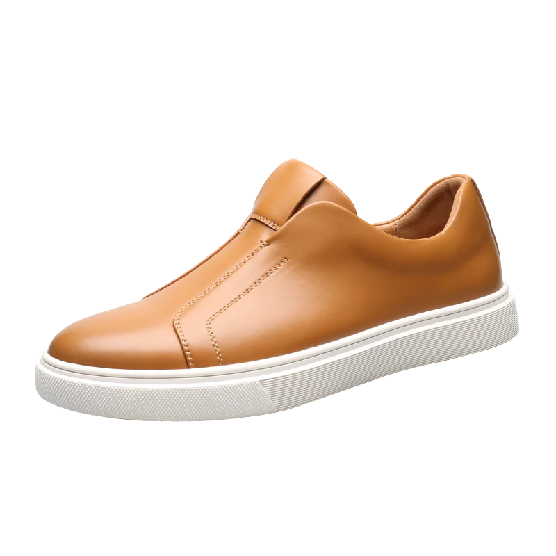 Casual leren instapschoenen
