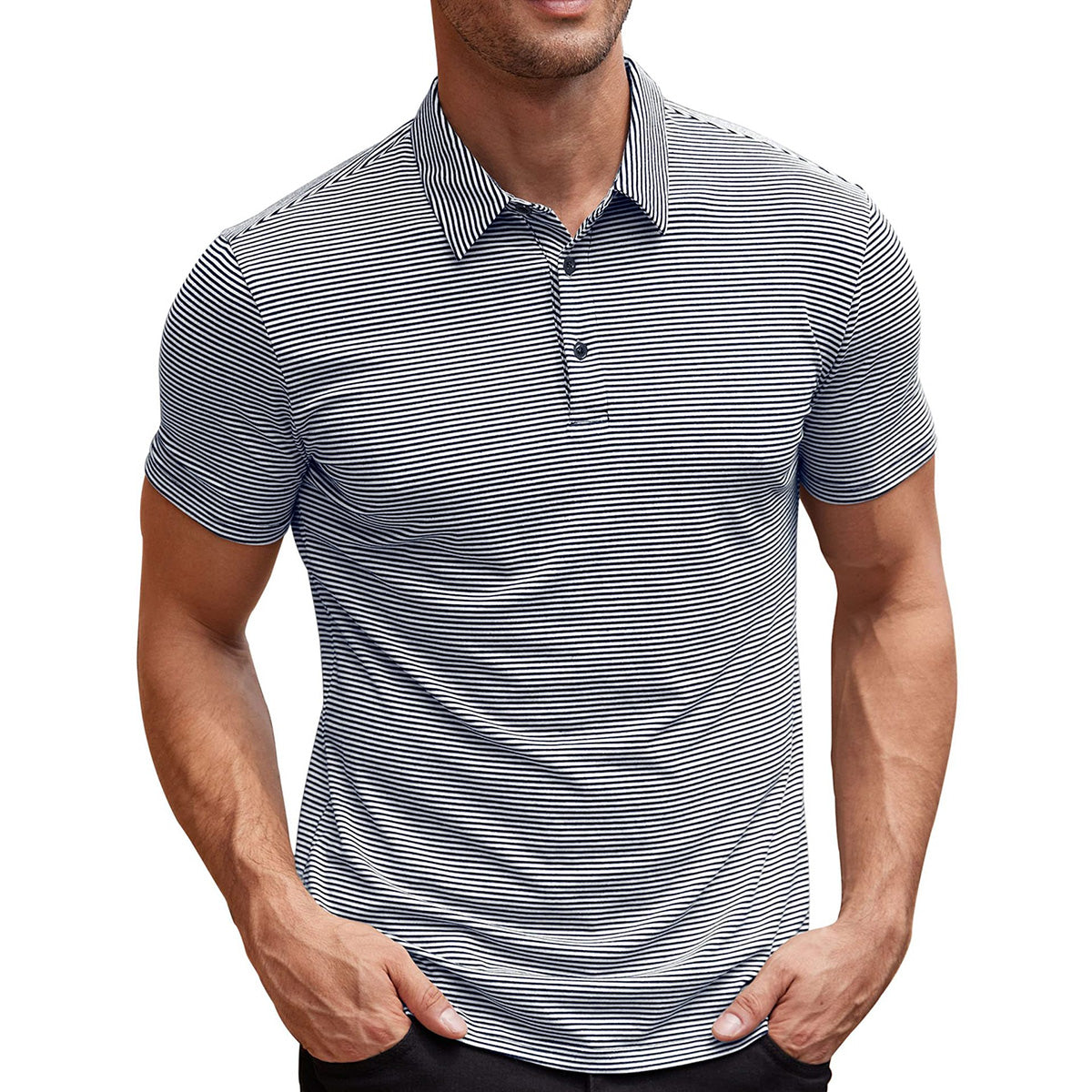 Gestreept poloshirt