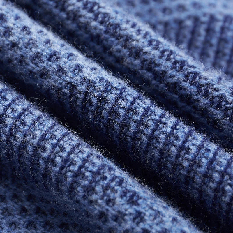 Cuzco kasjmier trui met hoge kraag