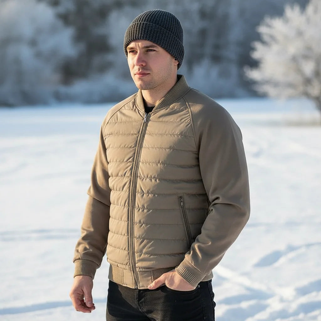 Elegante warme bomberjas