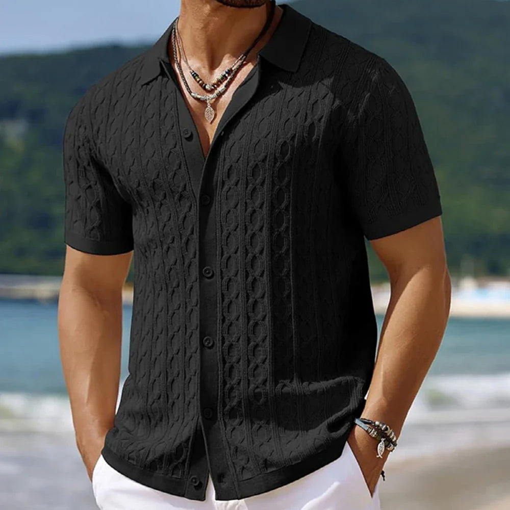 Button-Up Poloshirt