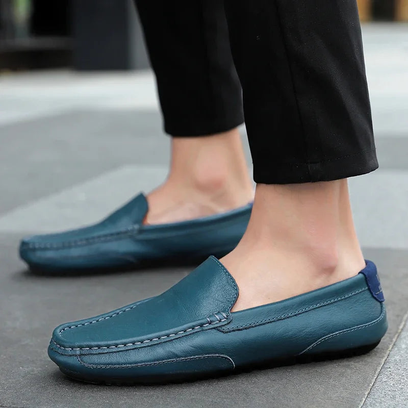Vintage leren Loafers