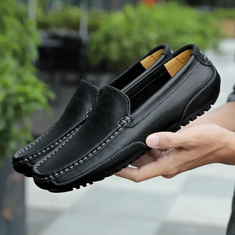 Vintage leren Loafers