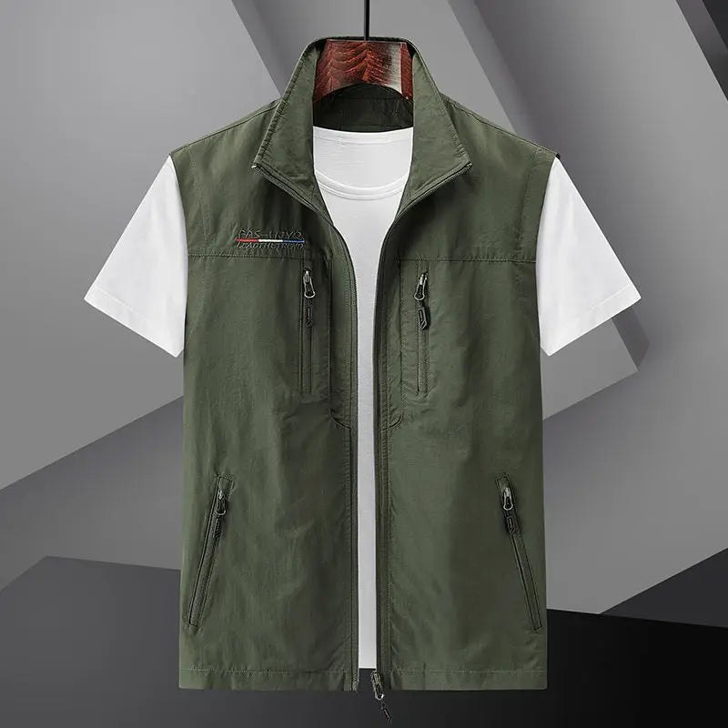 Waterdicht vest met meerdere zakken