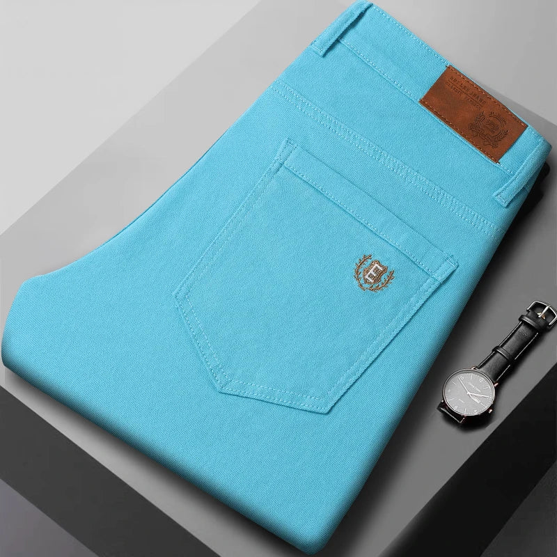 Elegante stretchjeans van denim