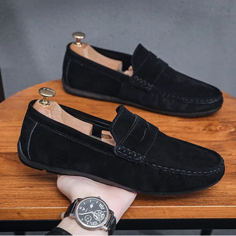 Lichtgewicht suède Loafers