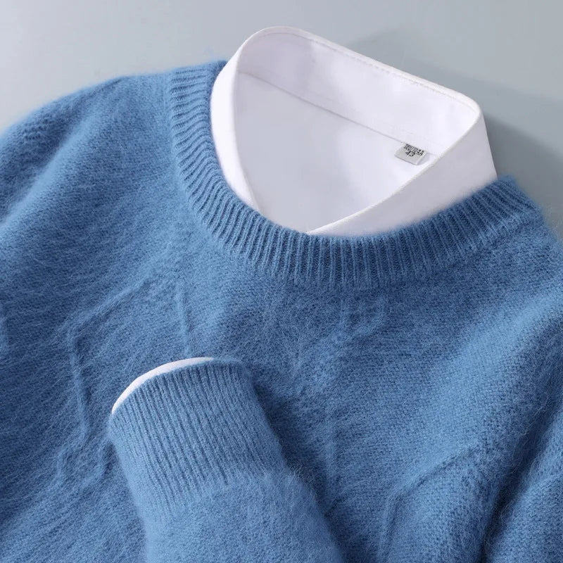 Kasjmier trui met diamantpatroon