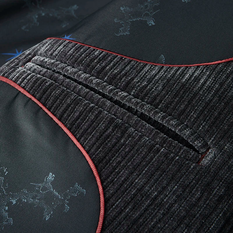 Elegant Corduroy Kostuum Blazer