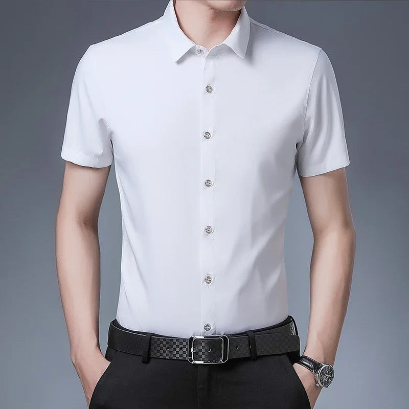 Business Casual overhemd met korte mouwen