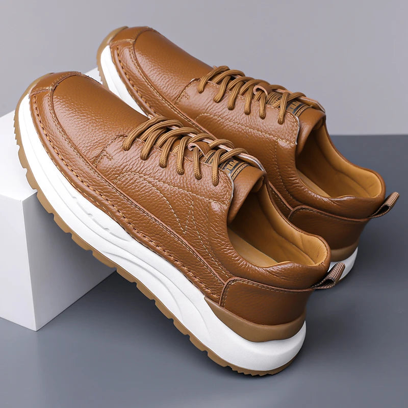 Klassieke leren herenschoenen