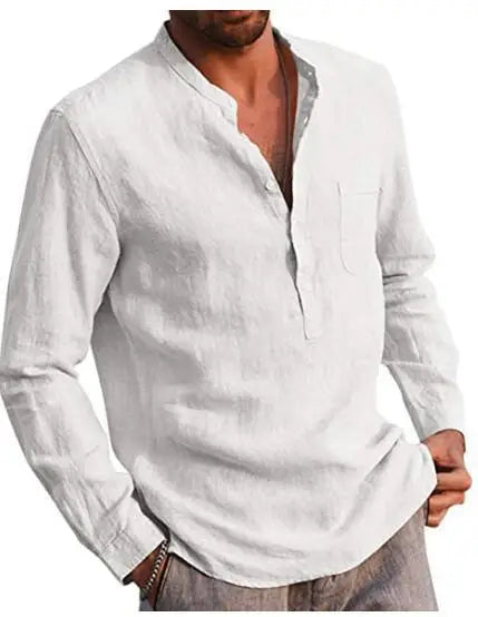 Ademend katoenen overhemd