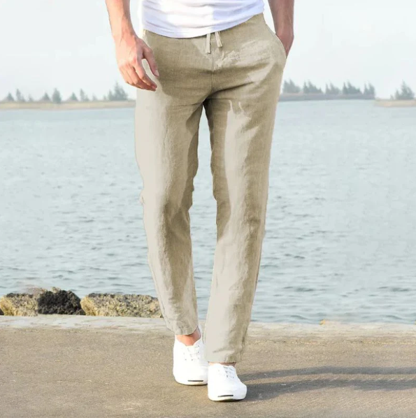 Casual linnen broek