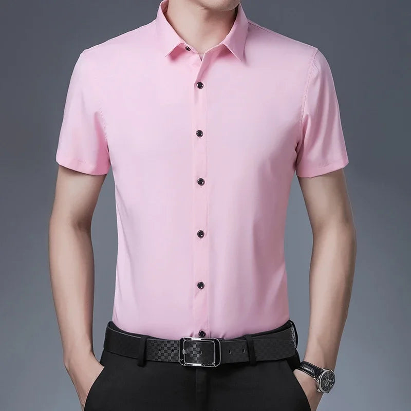 Business Casual overhemd met korte mouwen