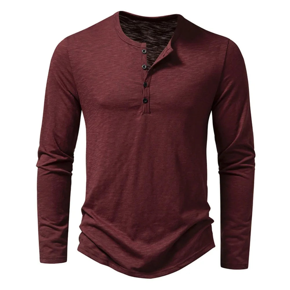 Katoenen poloshirt met lange mouwen