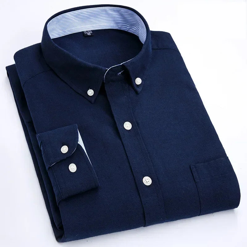 Katoenen shirt met lange mouwen