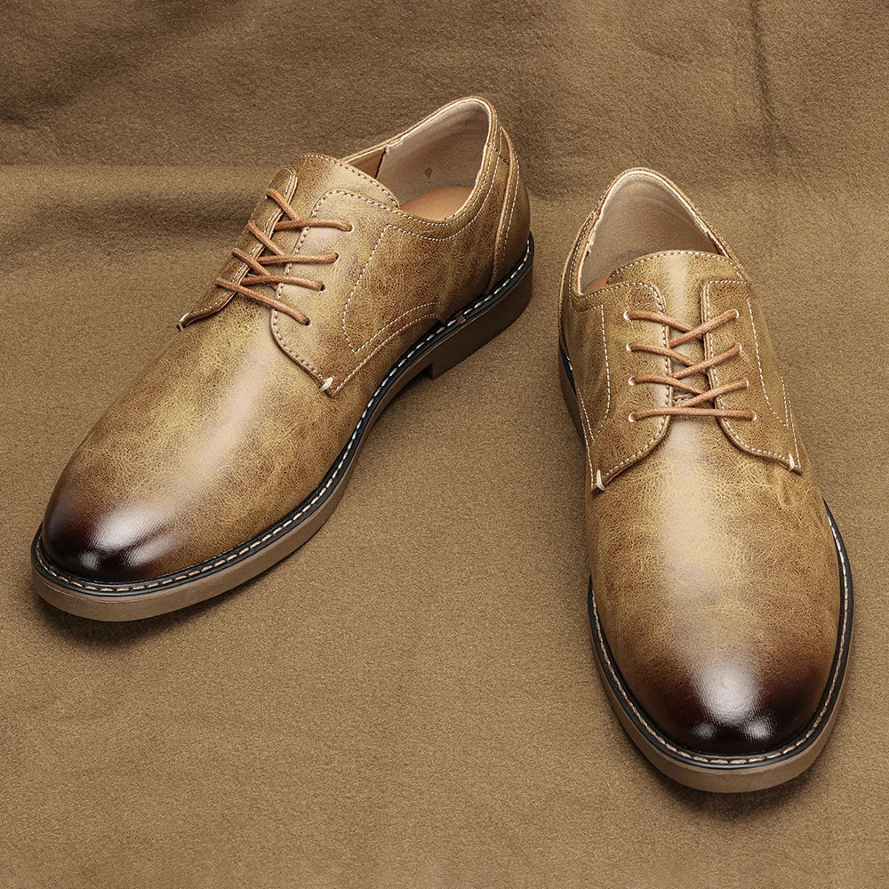 Casual leren nette schoenen