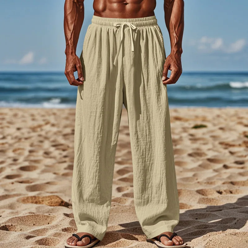 Comfortabele linnen broek