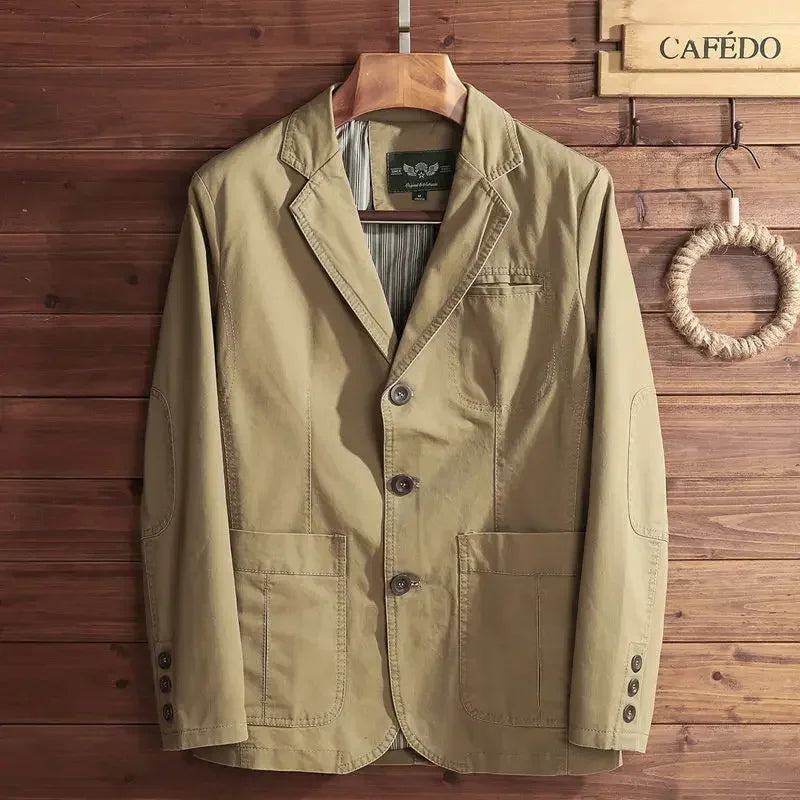 Italiaanse katoenen blazer