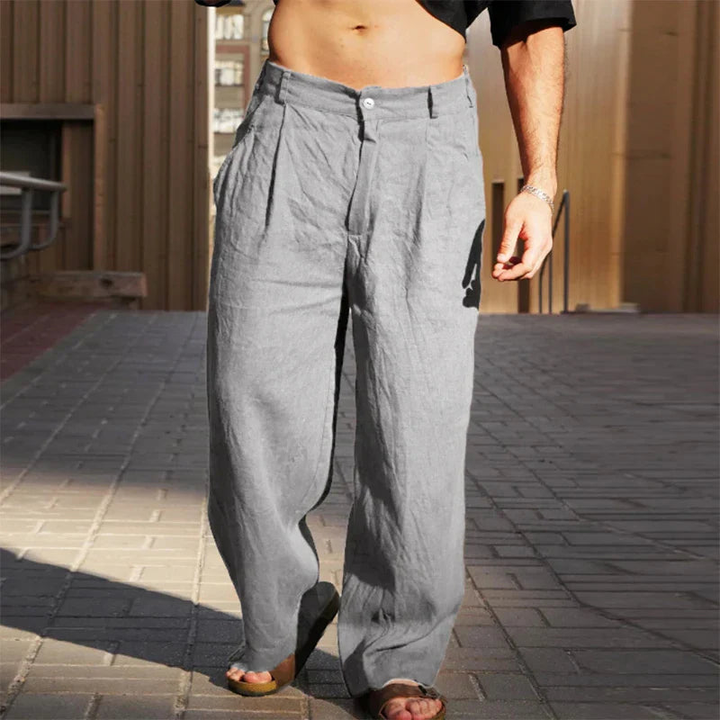Casual linnen broek
