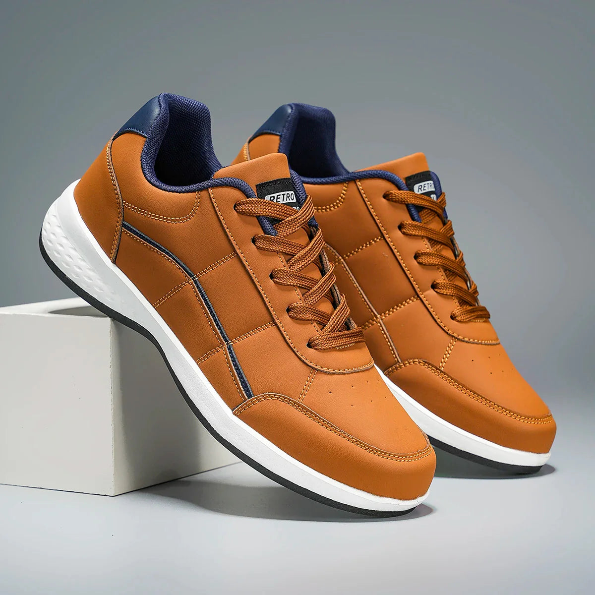 Stijlvolle Leren Sneakers