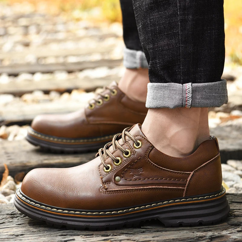 Britse stijl lederen Oxford schoenen