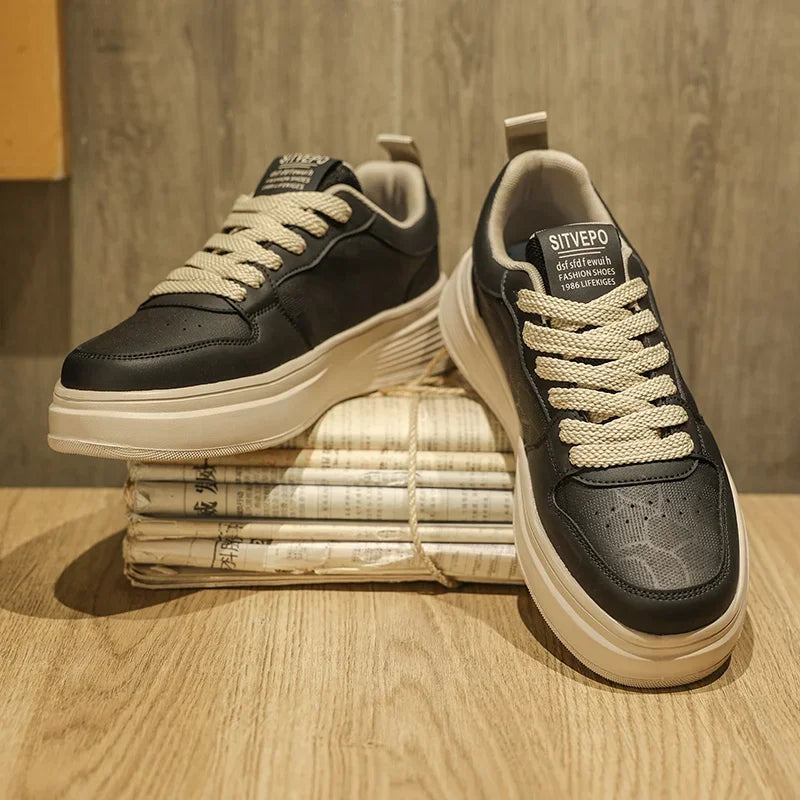 Elegante Leren Sneakers
