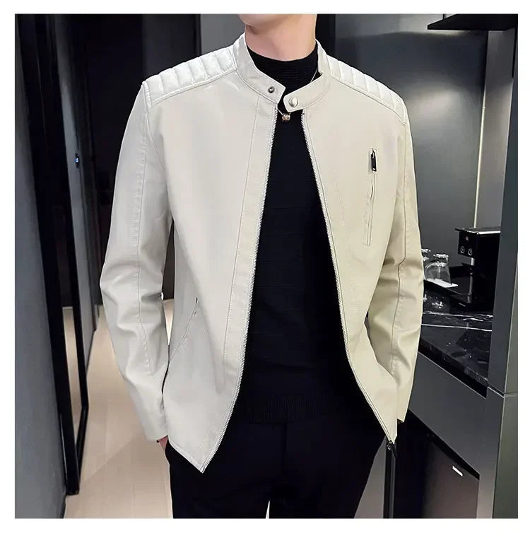 Elegante leren jas
