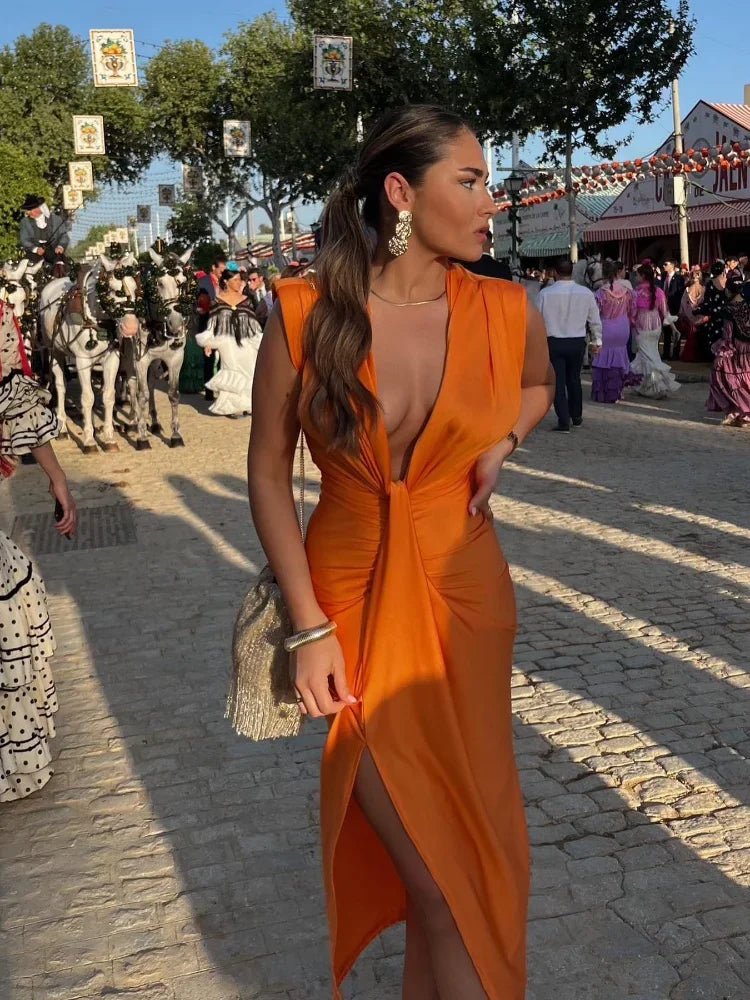 Isabella - Elegante Geplooide Jurk
